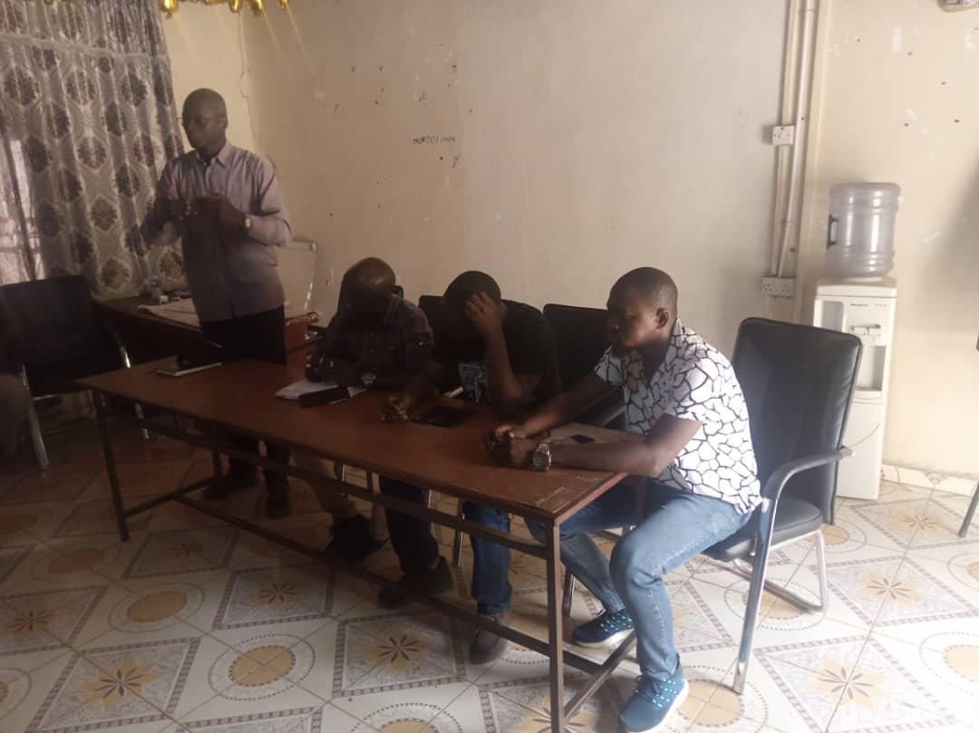 Bwiam Hospital staff audience